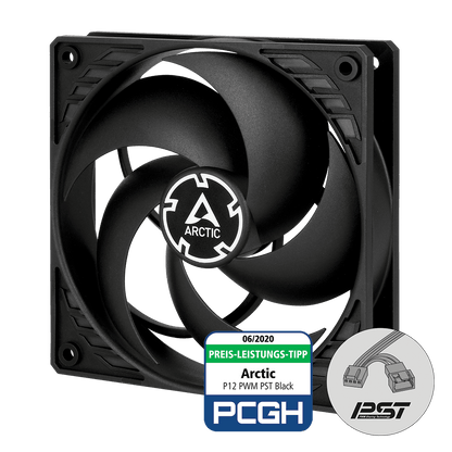 Arctic P12 PWM PST Pressure-Optimised 120 mm Fan with PWM PST